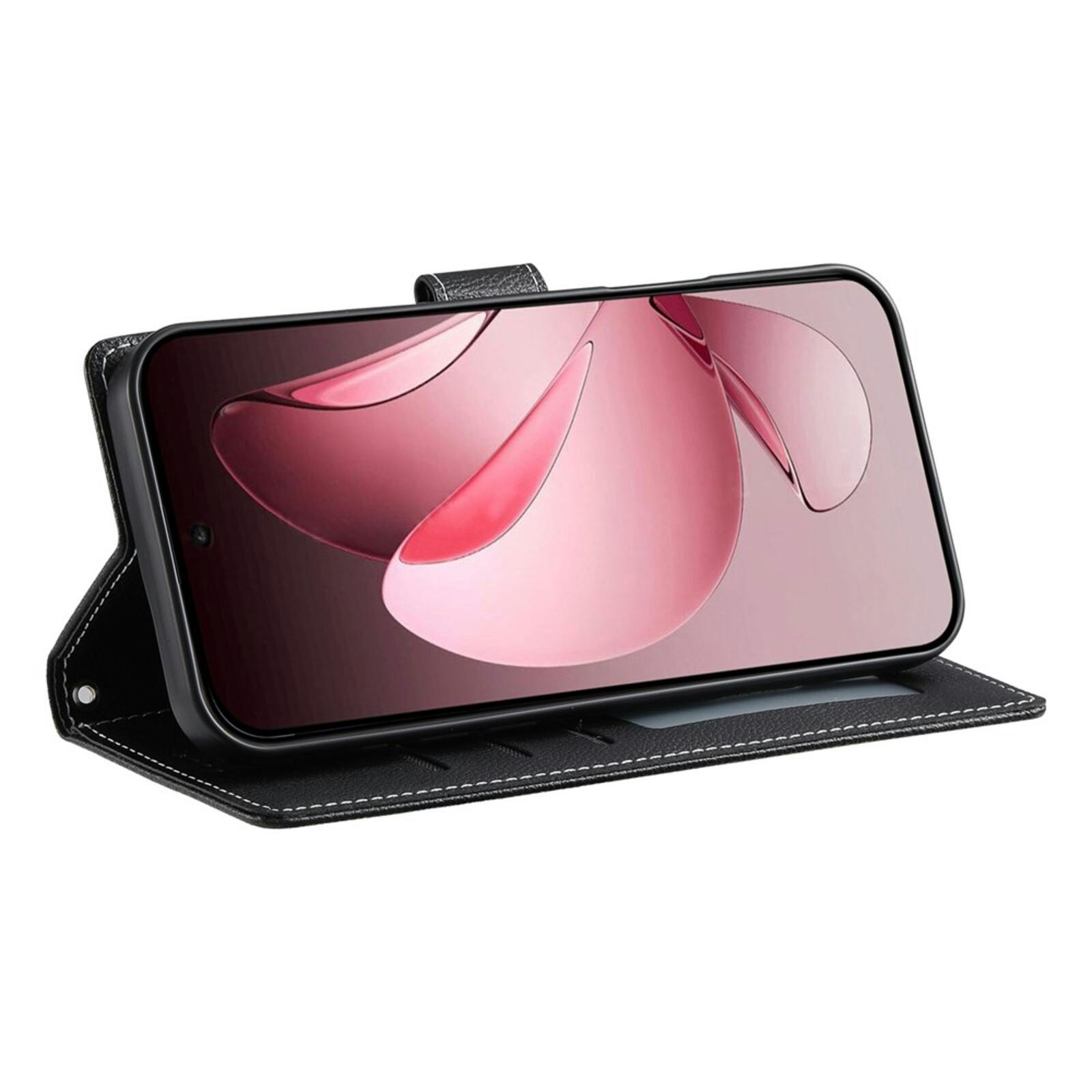 Mocaa Oppo Reno14 F 5G Slim-Fit Bookcase Zwart