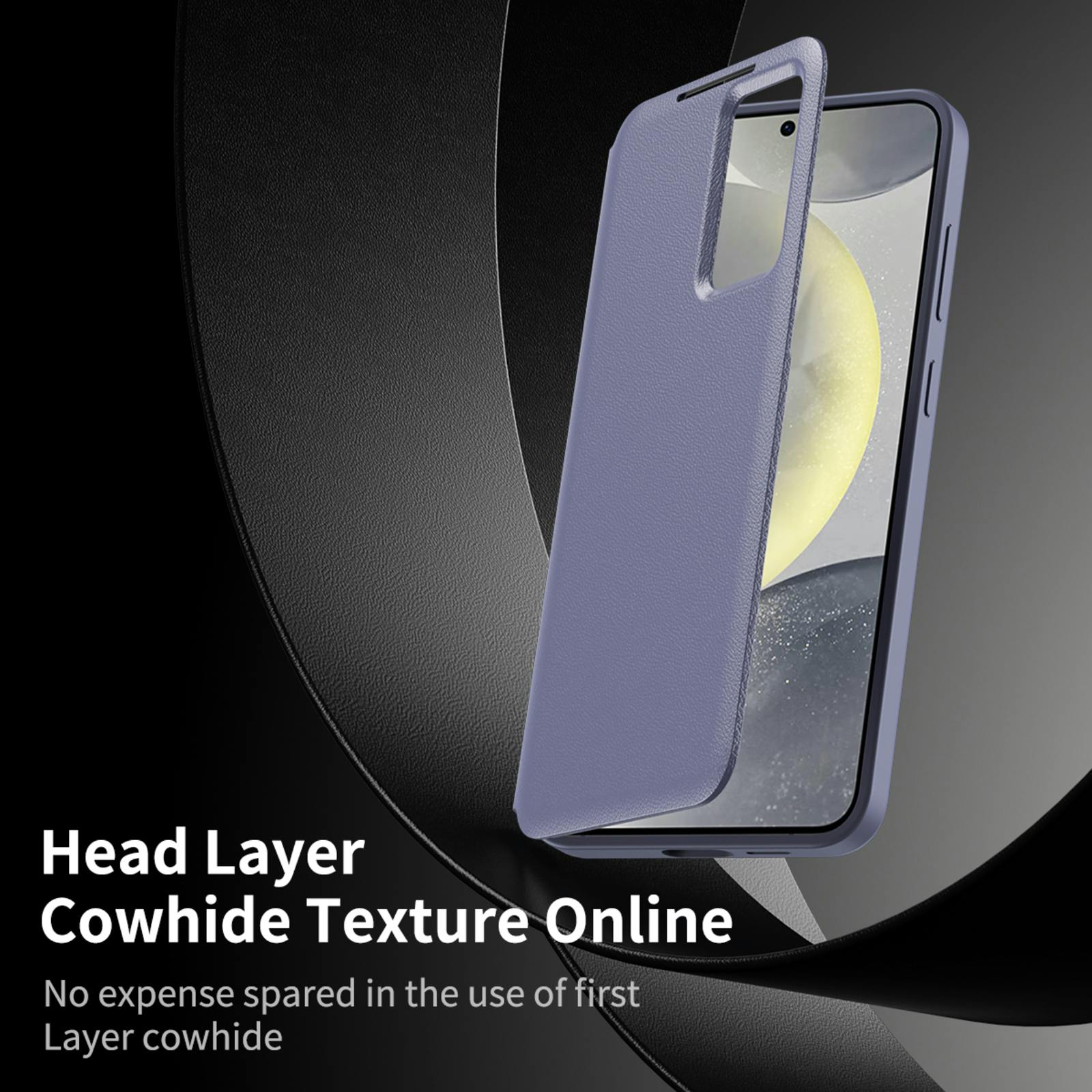 CaseBody Samsung Galaxy S25 Plus Smart Cover Paars