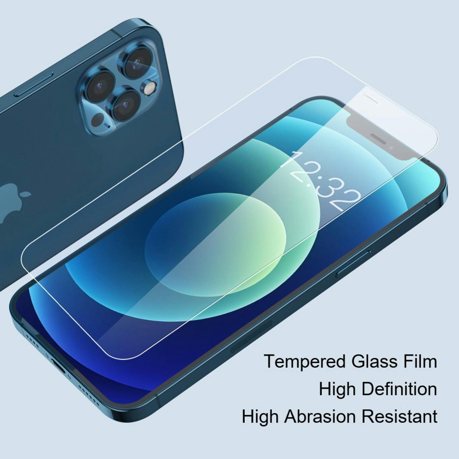Amorus iPhone 15 Pro Screenprotector Glas Transparant