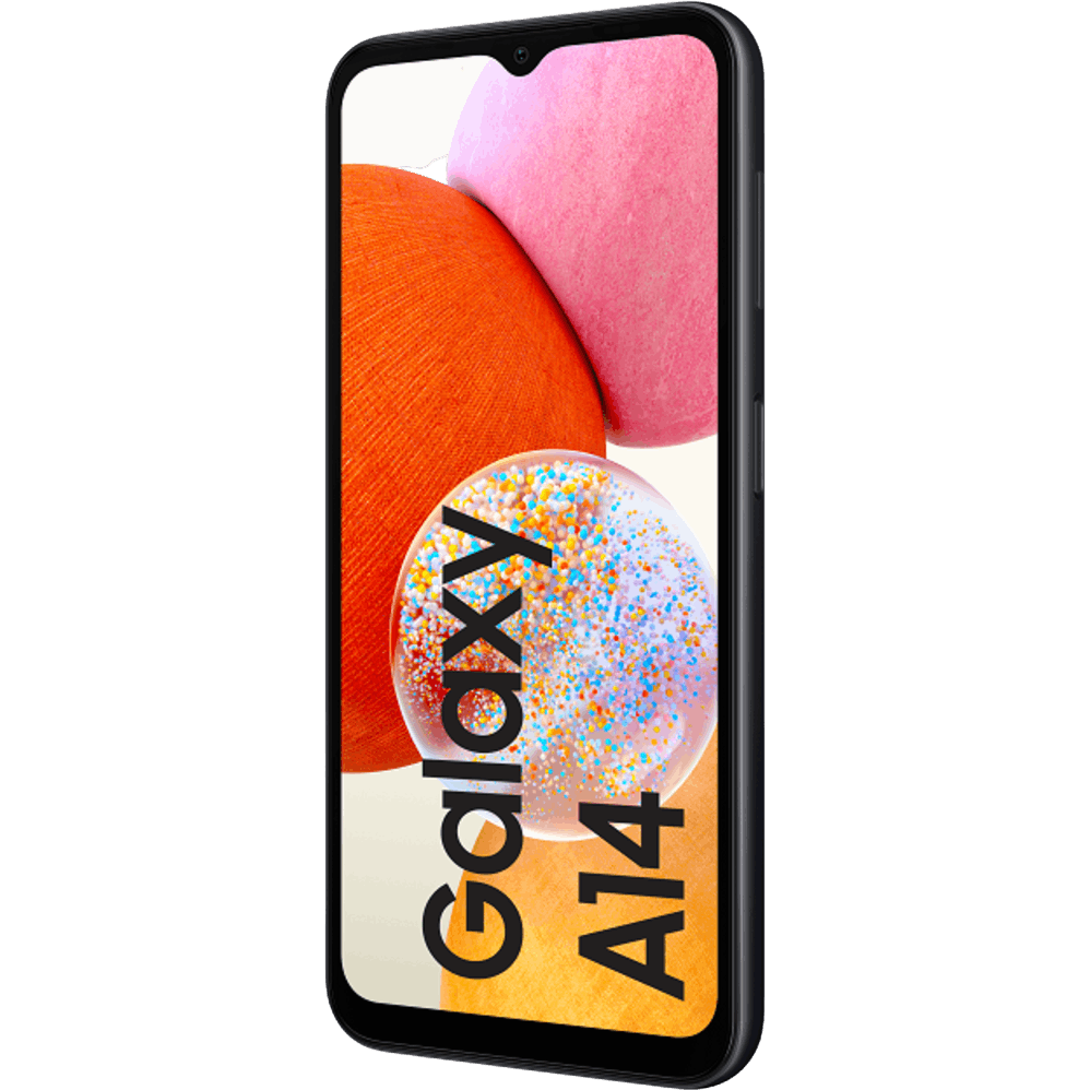 Samsung Galaxy A14 Black - Aanzicht vanaf rechts