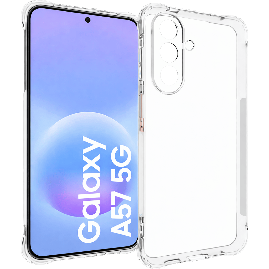 CaseBody Samsung Galaxy A57 Shockproof Hoesje Transparant