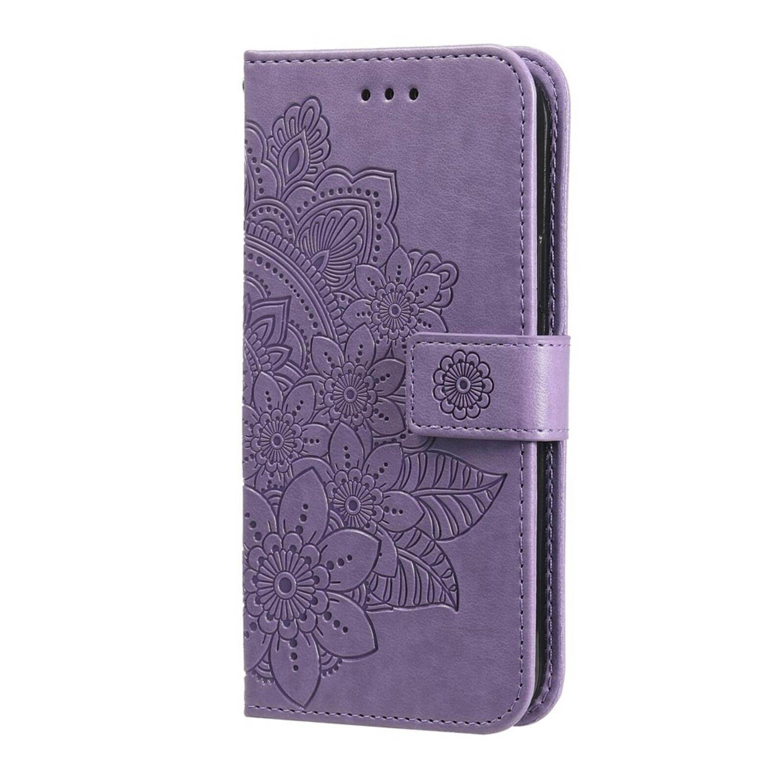 Comfycase Samsung Galaxy A17 / A18 Mandala Bookcase Paars