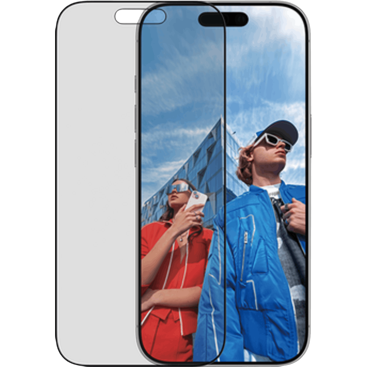 PanzerGlass iPhone 17 Ultra-Wide Fit Screenprotector Privacy - Voorkant