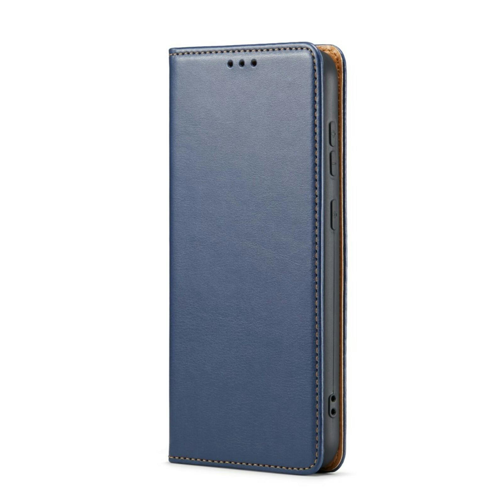 Fierre Shann Samsung Galaxy S24 Plus Slim Wallet Hoesje Blauw