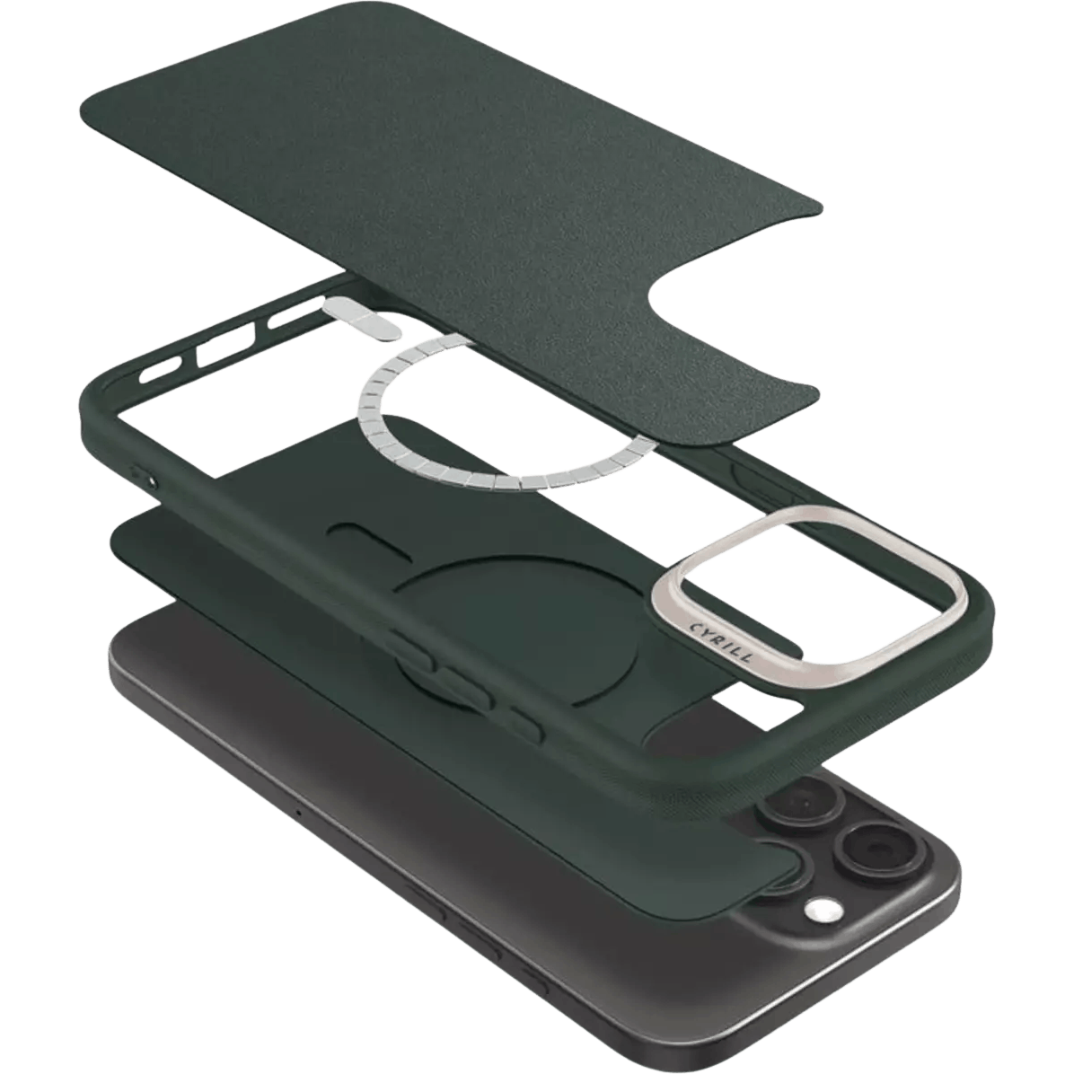 Spigen iPhone 16 Pro Max Kajuk MagFit Hoesje Forest Green