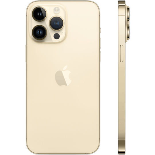 Apple iPhone 14 Pro Max Gold - Zijkant