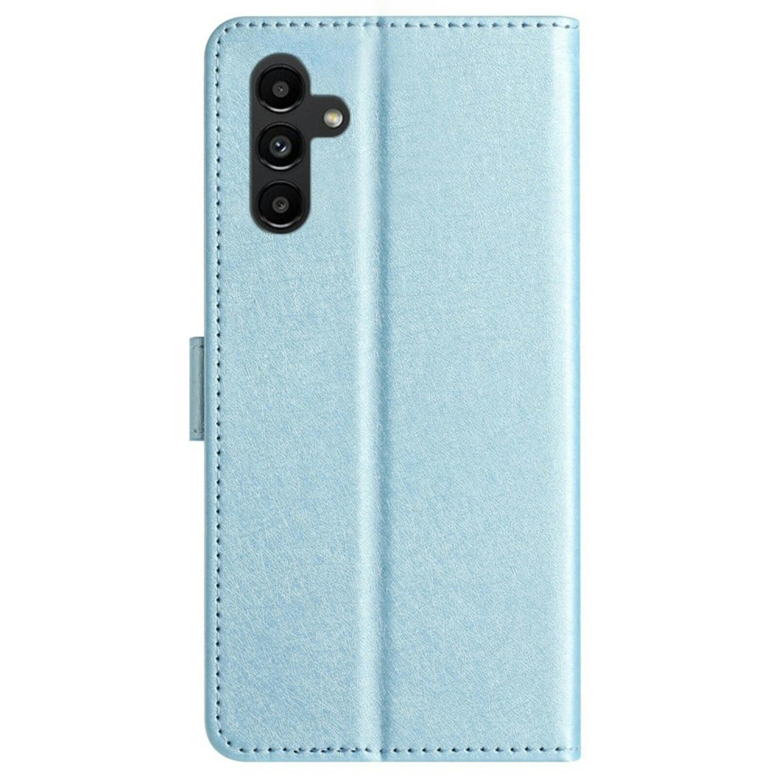Mocaa Samsung Galaxy S24 FE Slim-Fit Bookcase Hoesje Blauw