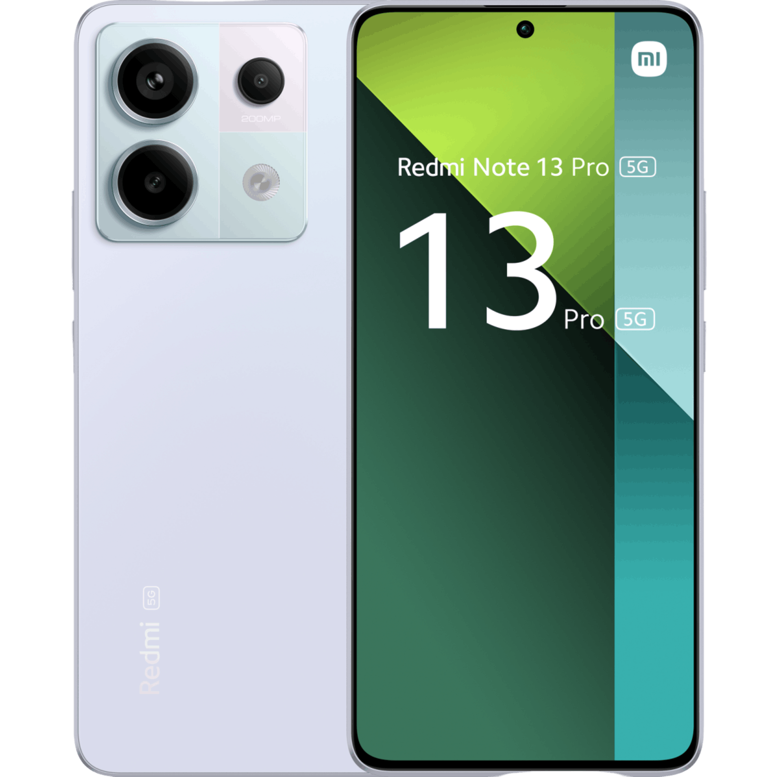 Xiaomi Redmi Note 13 Pro 5G Aurora Purple - Voorkant & achterkant