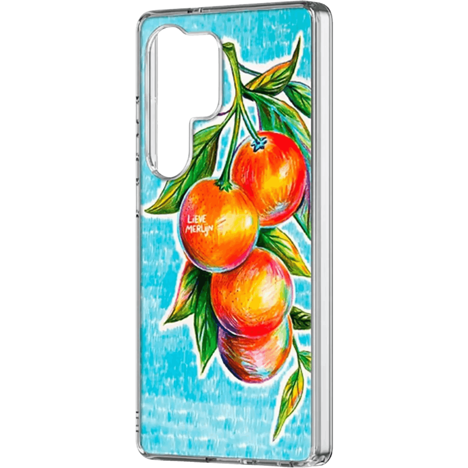 Samsung Galaxy S25 Ultra Lieve Merlijn Mandarin Hybrid Case