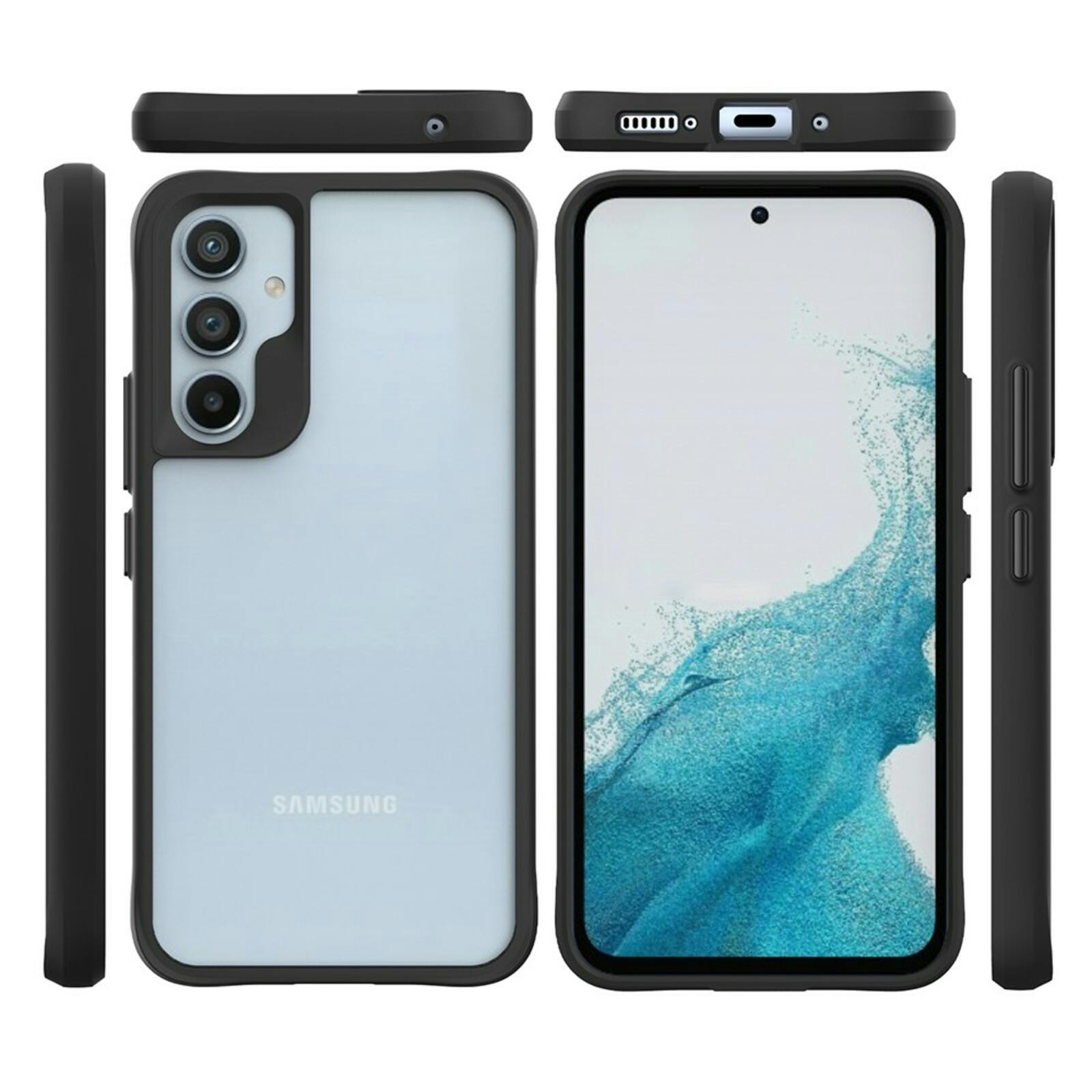 CaseBody Samsung A35 Combat X Beschermhoesje Zwart