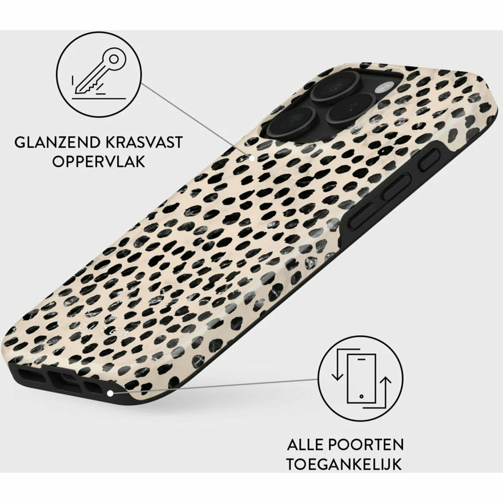 Burga iPhone 16 Pro Max Hoesje Almond Latte