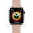 Swipez Apple Watch Milanees Roestvrij Stalen Bandje Roze - Voorkant