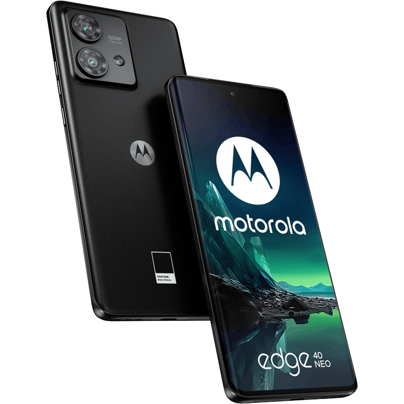 Motorola Edge 40 Neo Black Beauty - Voorkant & achterkant