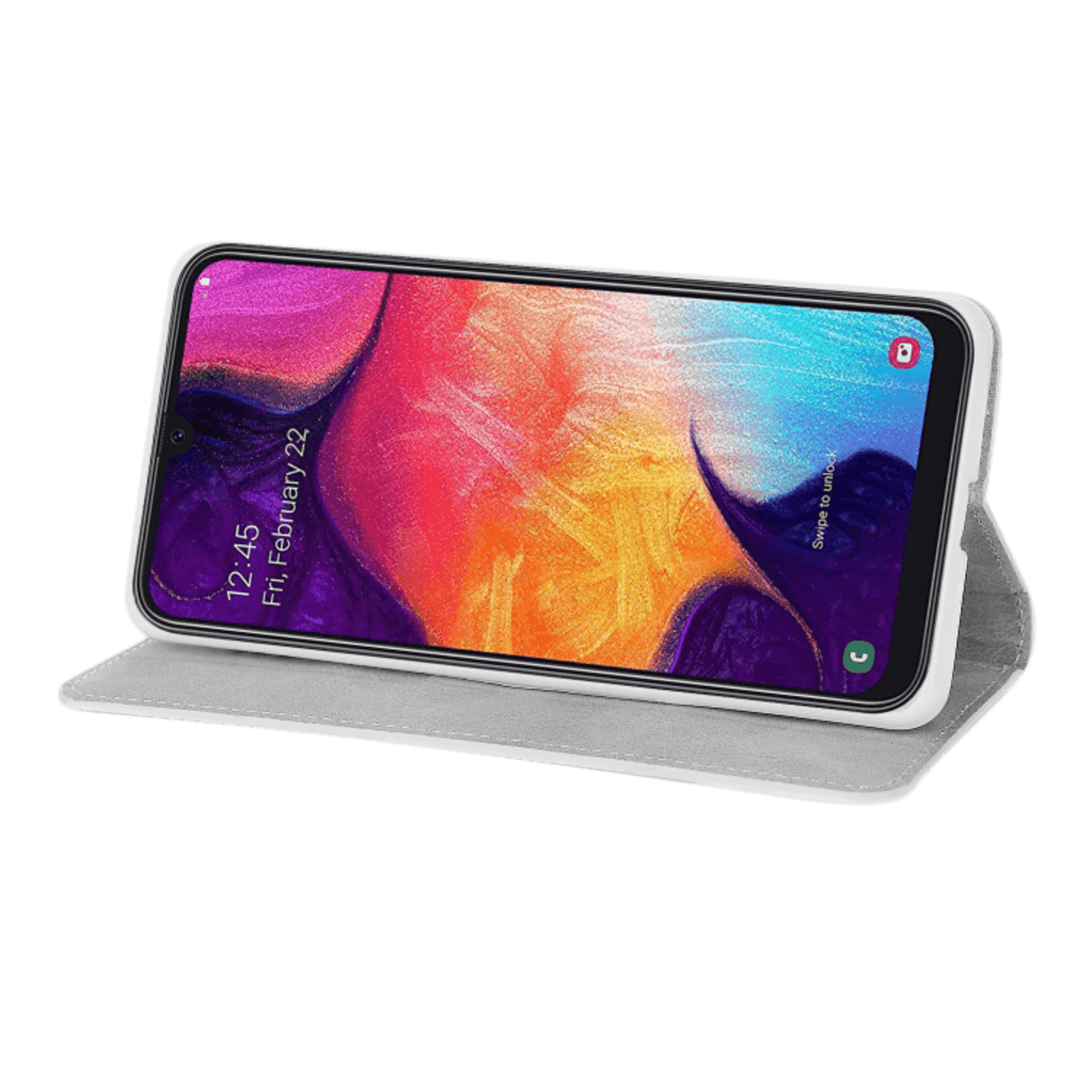 Mocaa Samsung Galaxy A41 Shimmer and Shine Bookcase Hoesje Zwart