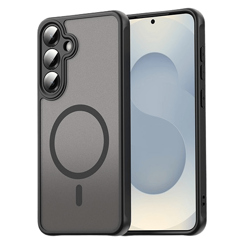 CaseBody Samsung A36 Slim Anti-Shock MagSafe Hoesje Zwart