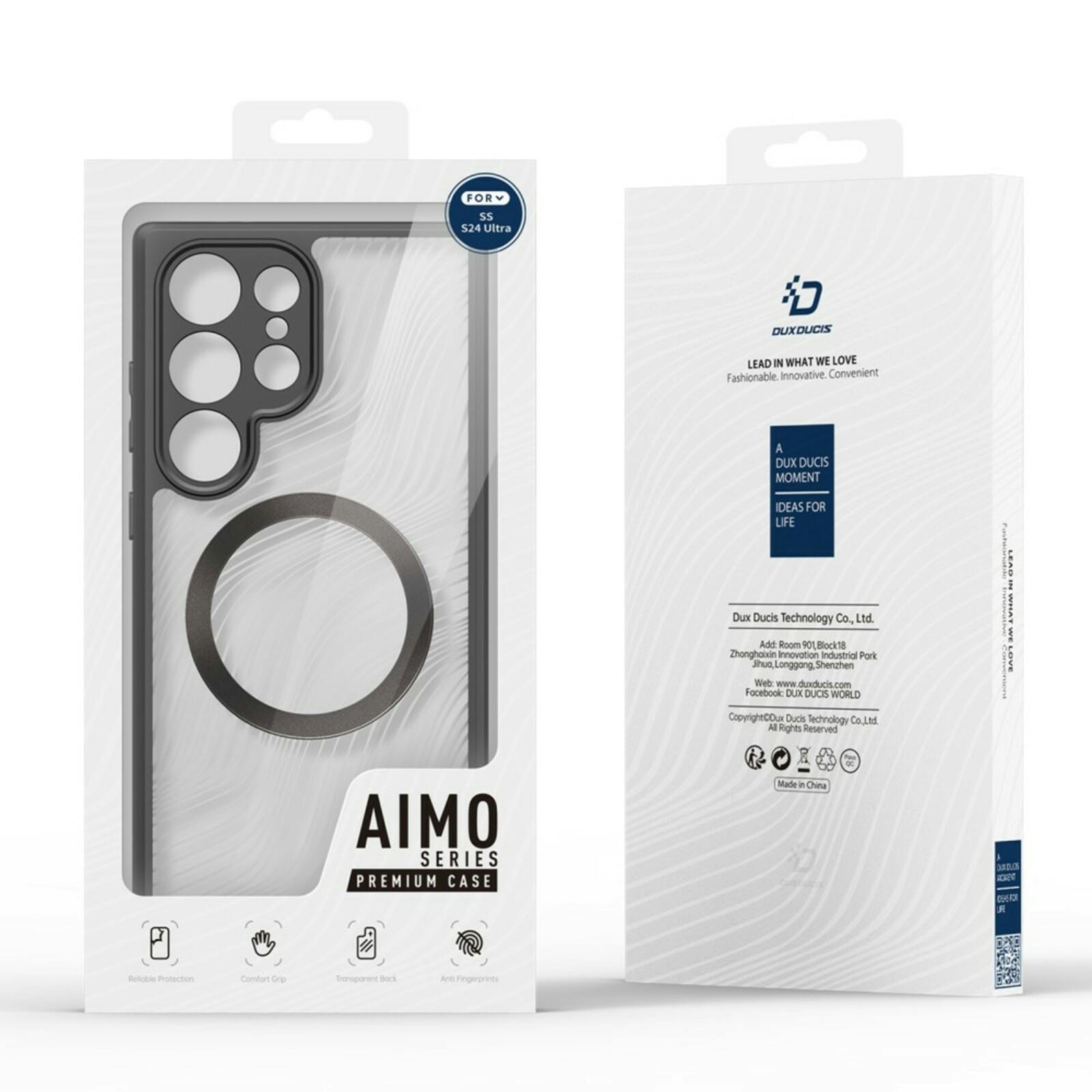 DUX DUCIS Samsung Galaxy S24 Ultra Aimo Series MagSafe Eco Hoesje Zwart