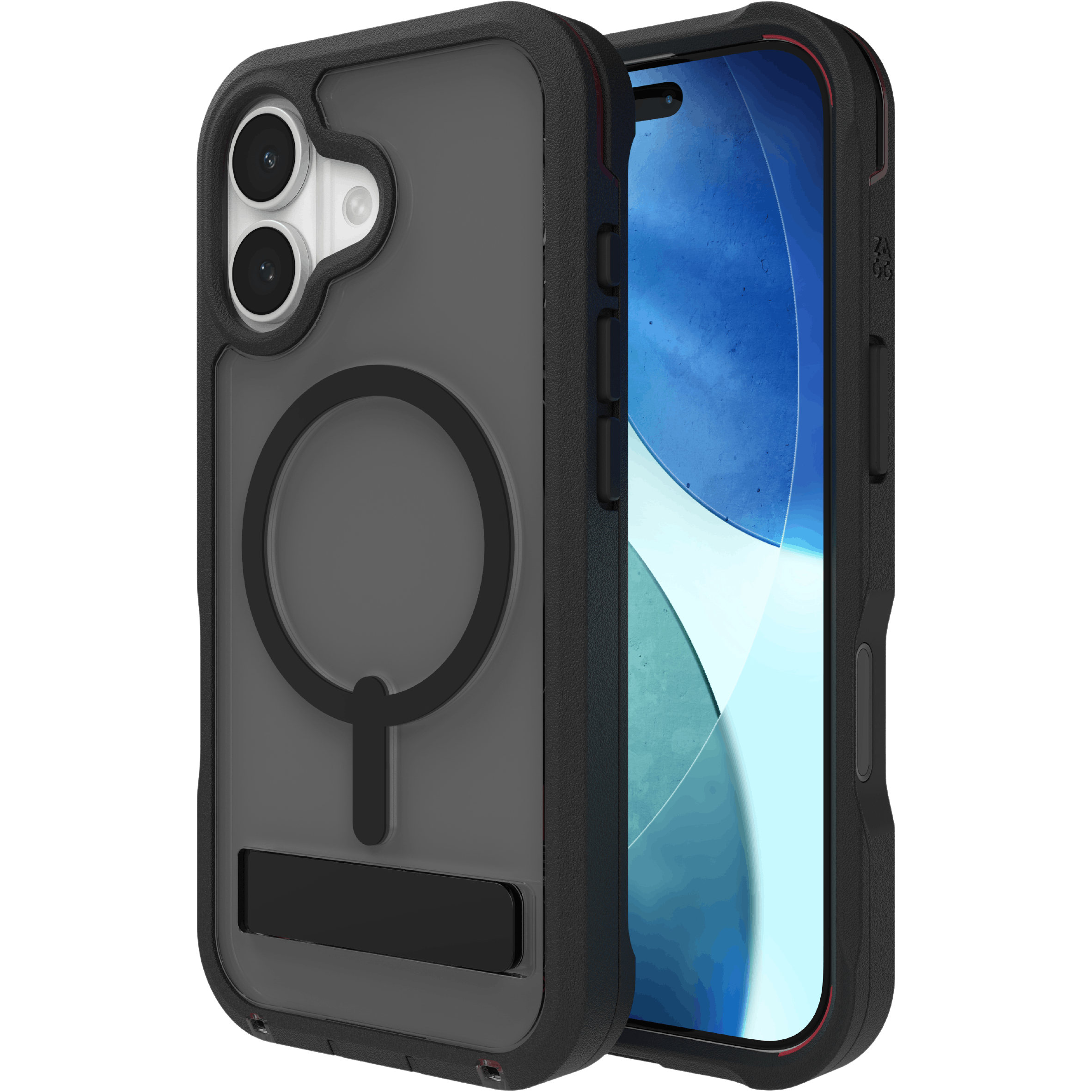 ZAGG iPhone 17 MagSafe Rainier Kickstand Case Zwart
