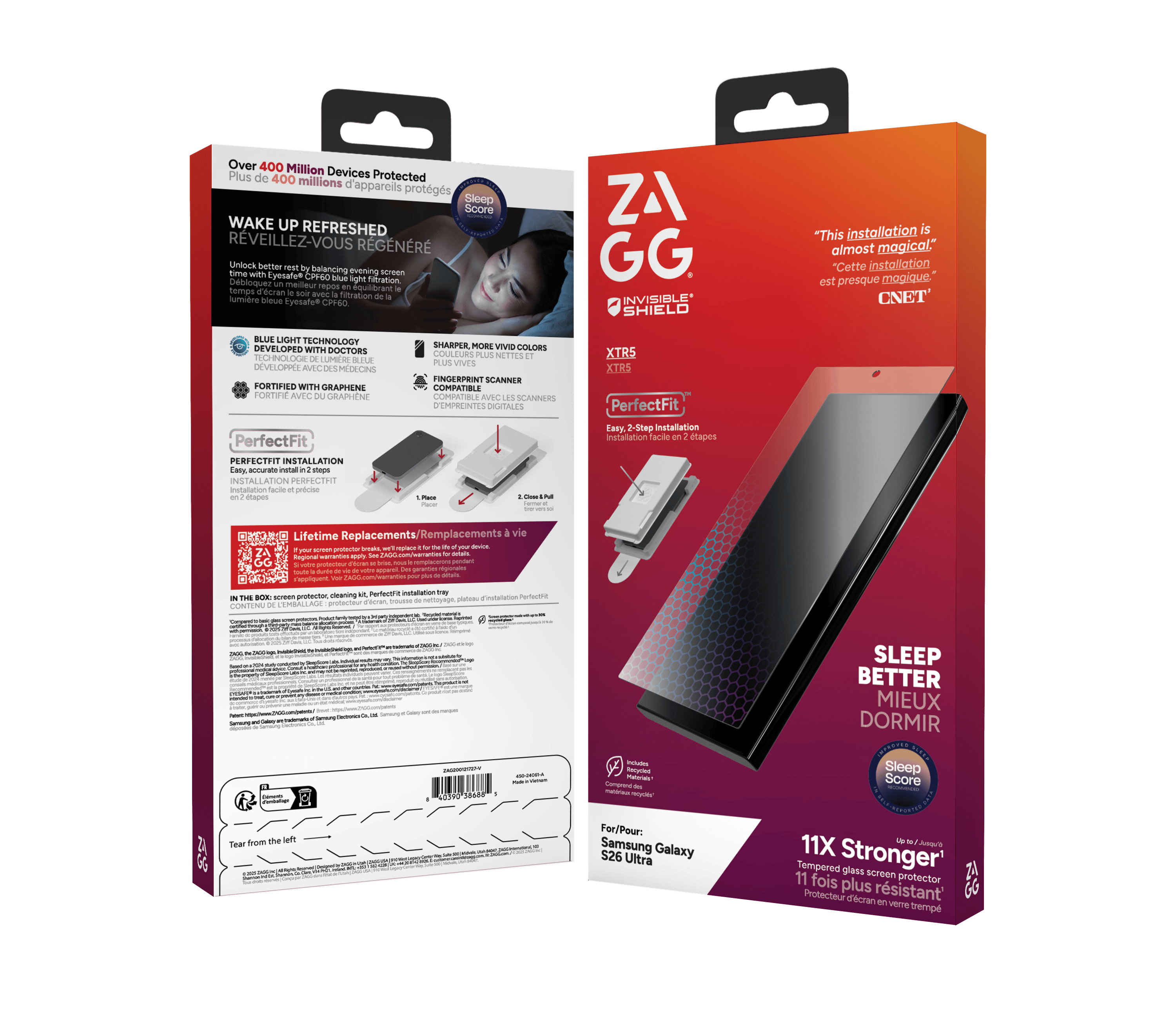 InvisibleShield Samsung Galaxy S26 XTR5 Glazen Screenprotector