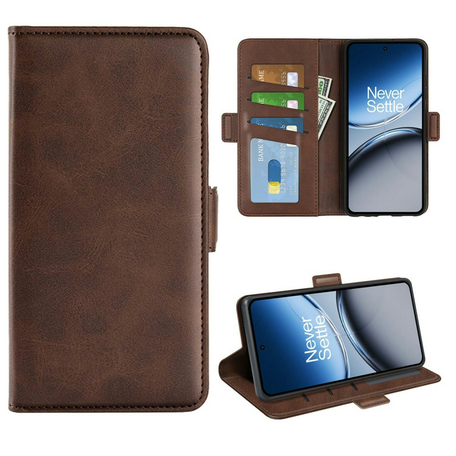 Comfycase OnePlus Nord 4 Bookcase Hoesje Bruin