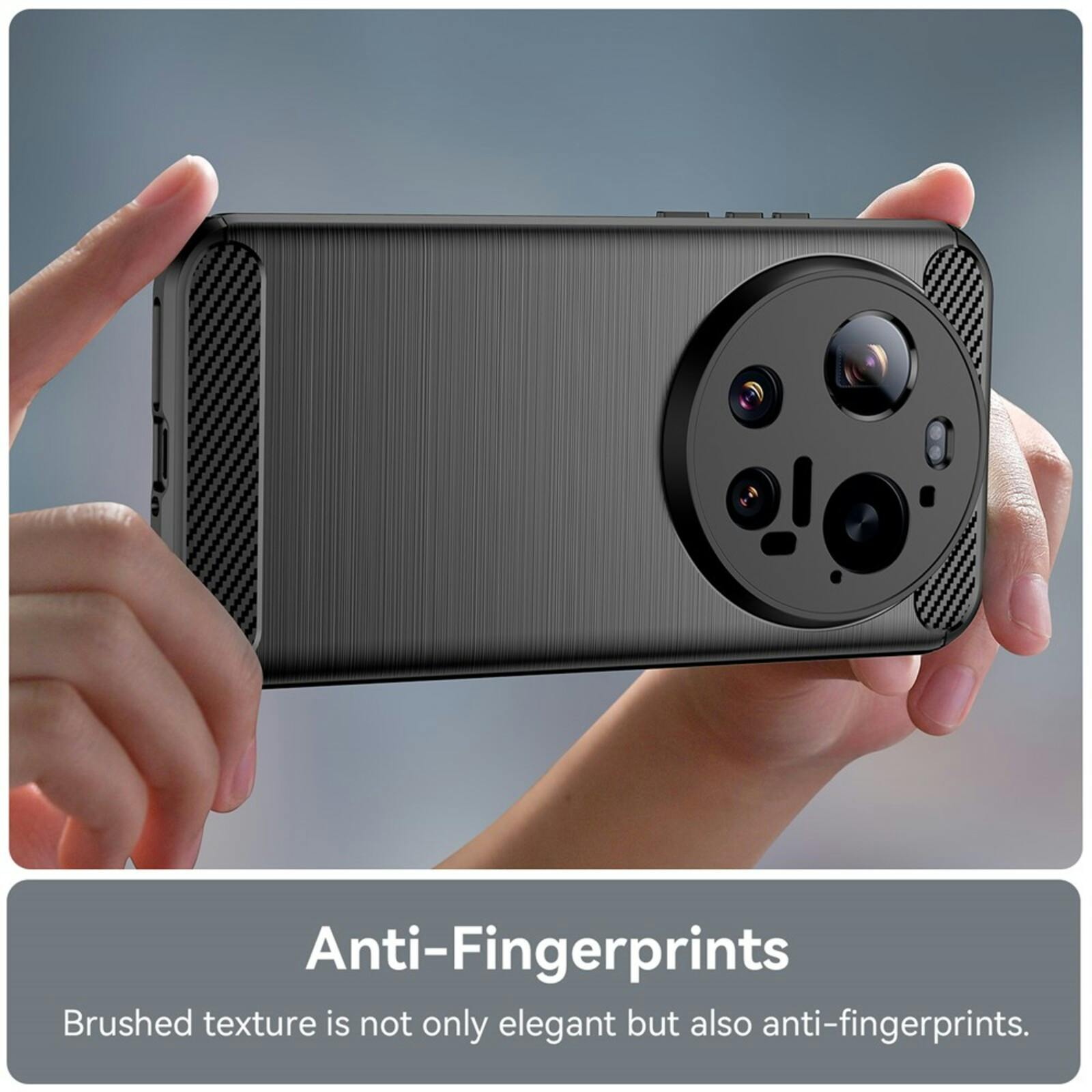 Mocaa Xiaomi 17 Ultra Schokbestendig Hoesje Zwart