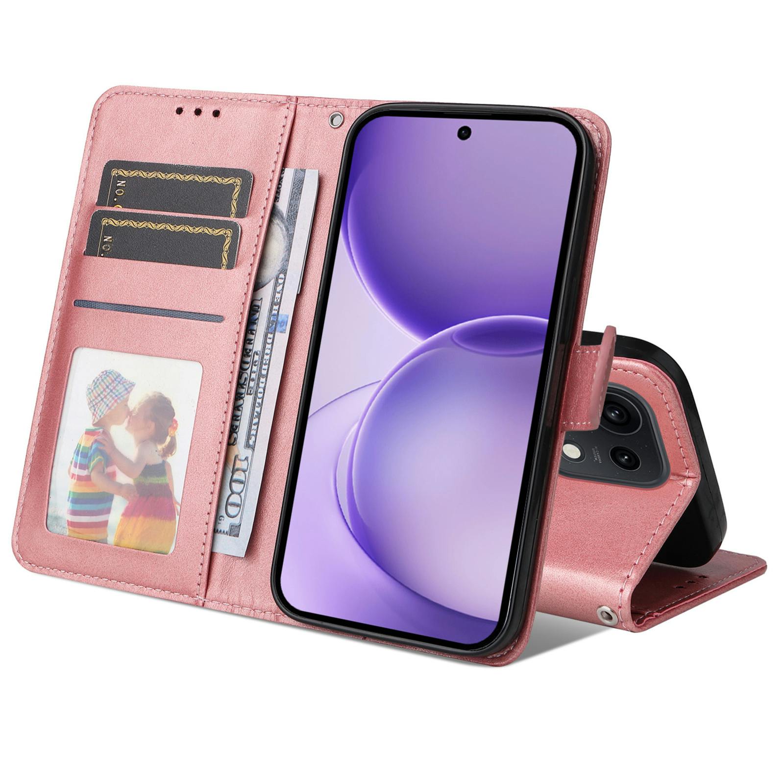 Comfycase OPPO Reno16 (Pro) 5G Bookcase Roze