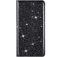 Comfycase iPhone 12 (Pro) Flash Powder Slim-Fit Flipcover Zwart