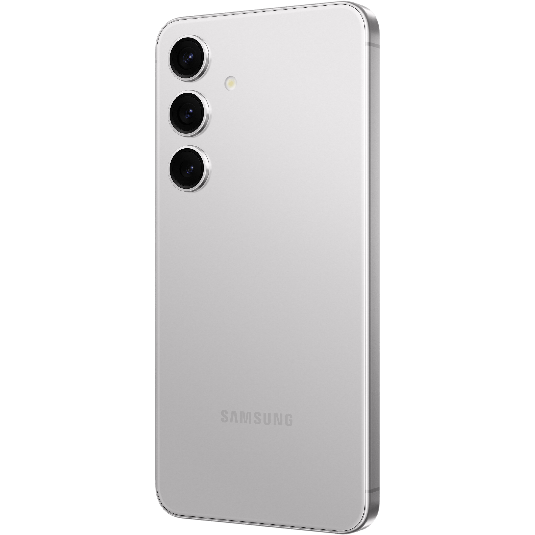 Samsung Galaxy S24 Marble Grey - Aanzicht vanaf links