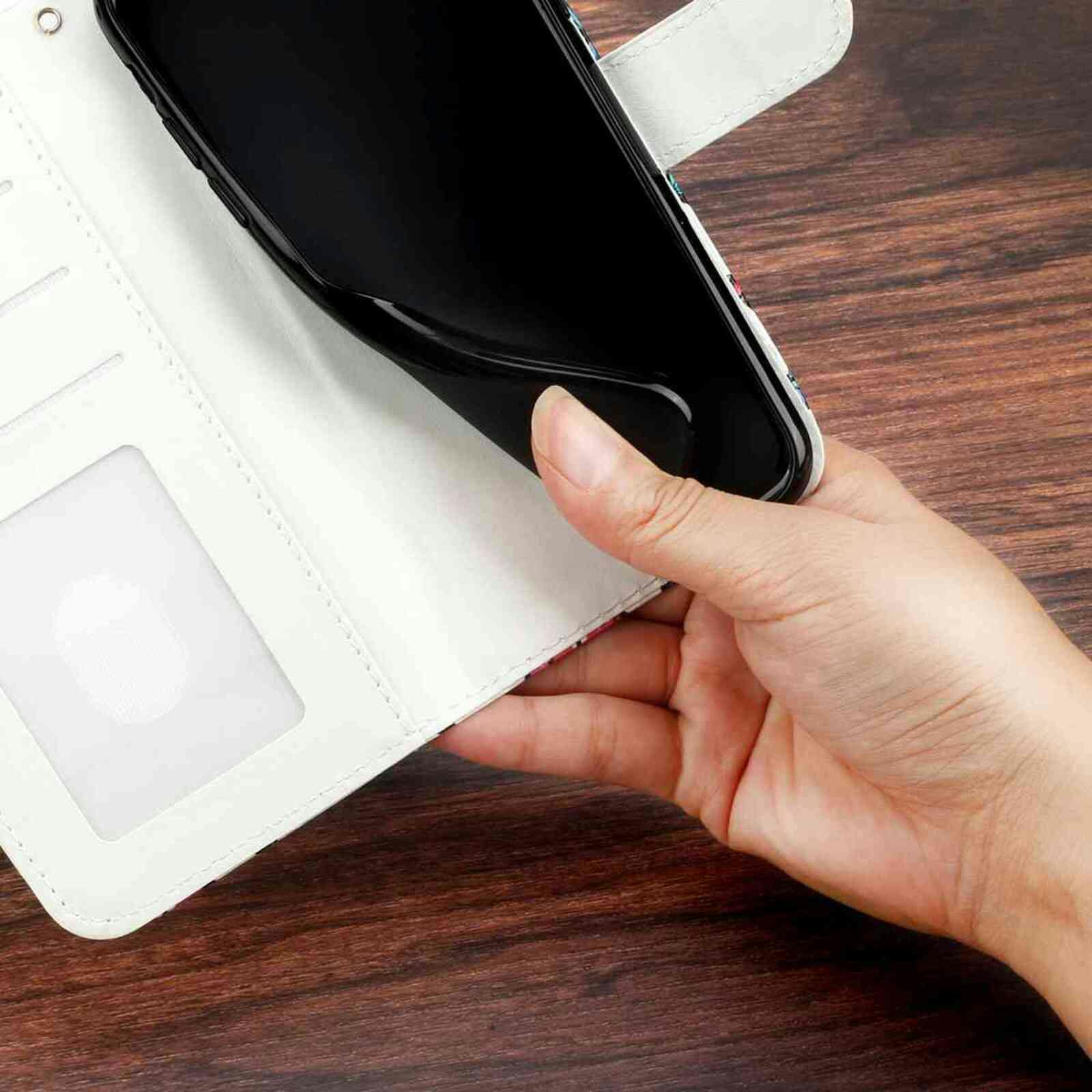 Comfycase Samsung Galaxy A57 Fashion Bookcase Luipaardprint