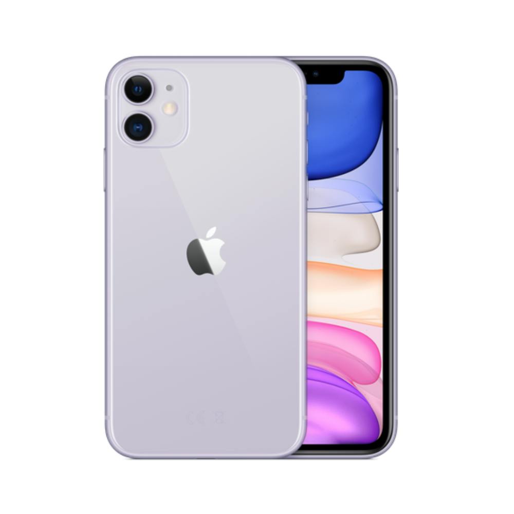 Apple iPhone 11 Purple - Voorkant & achterkant