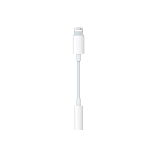 Apple Lightning to 3.5 mm jack adapter kabel wit