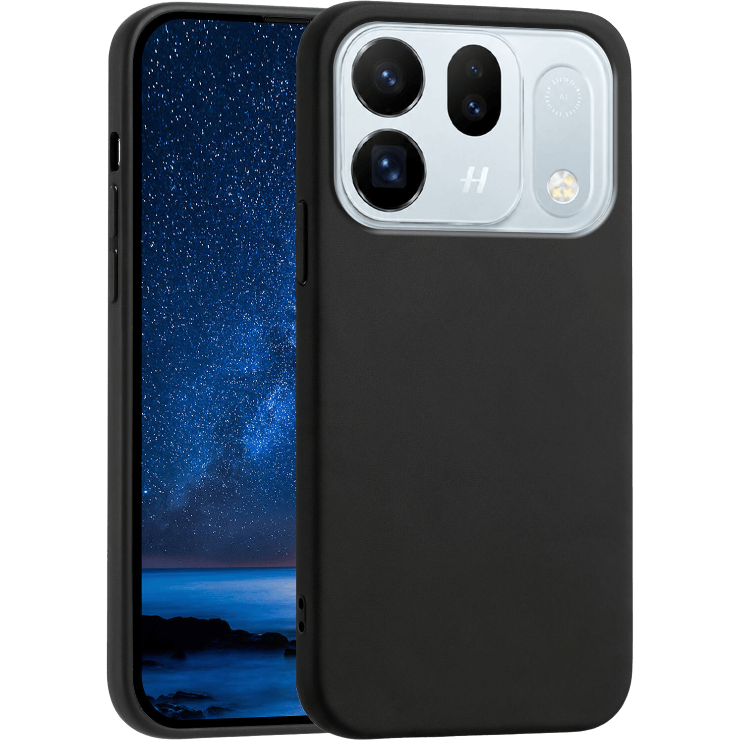 CaseBody OPPO Find X10 Slim-Fit Backcover Zwart