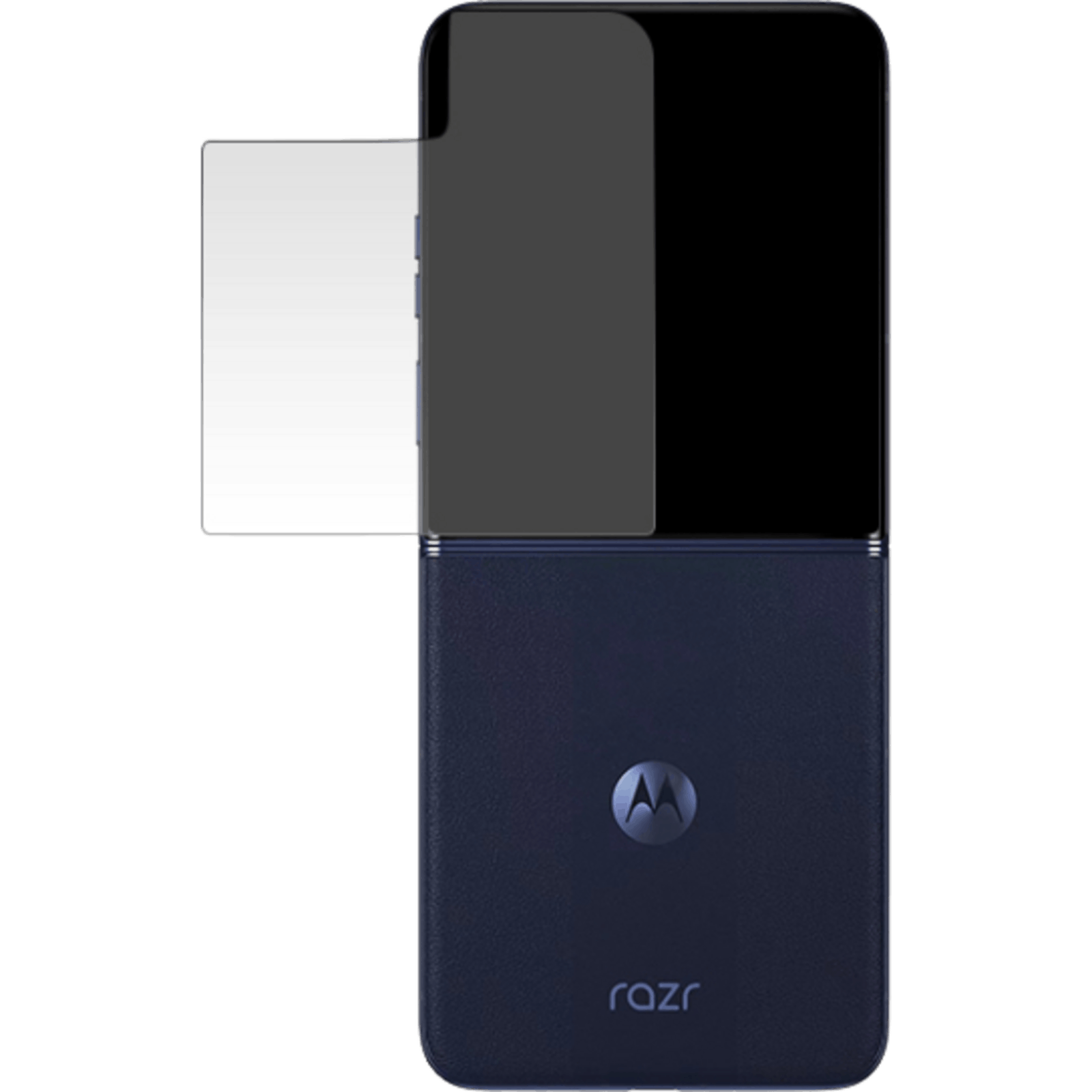 Mobilize Motorola Razr 50 Ultra Glazen Screenprotector Transparant - Achterkant