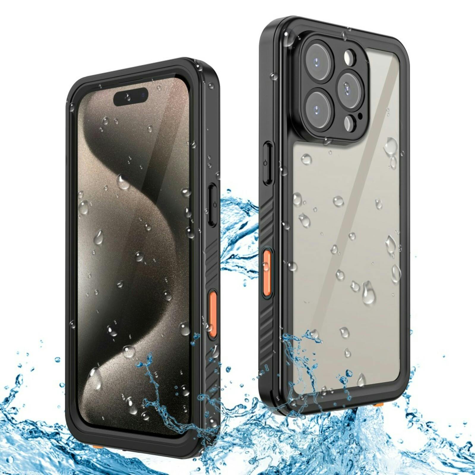 REDPEPPER iPhone 16 Pro Max FS Series Waterproof Hoesje Zwart