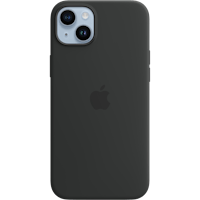 Apple iPhone 14 plus MagSafe Siliconen Hoesje Zwart