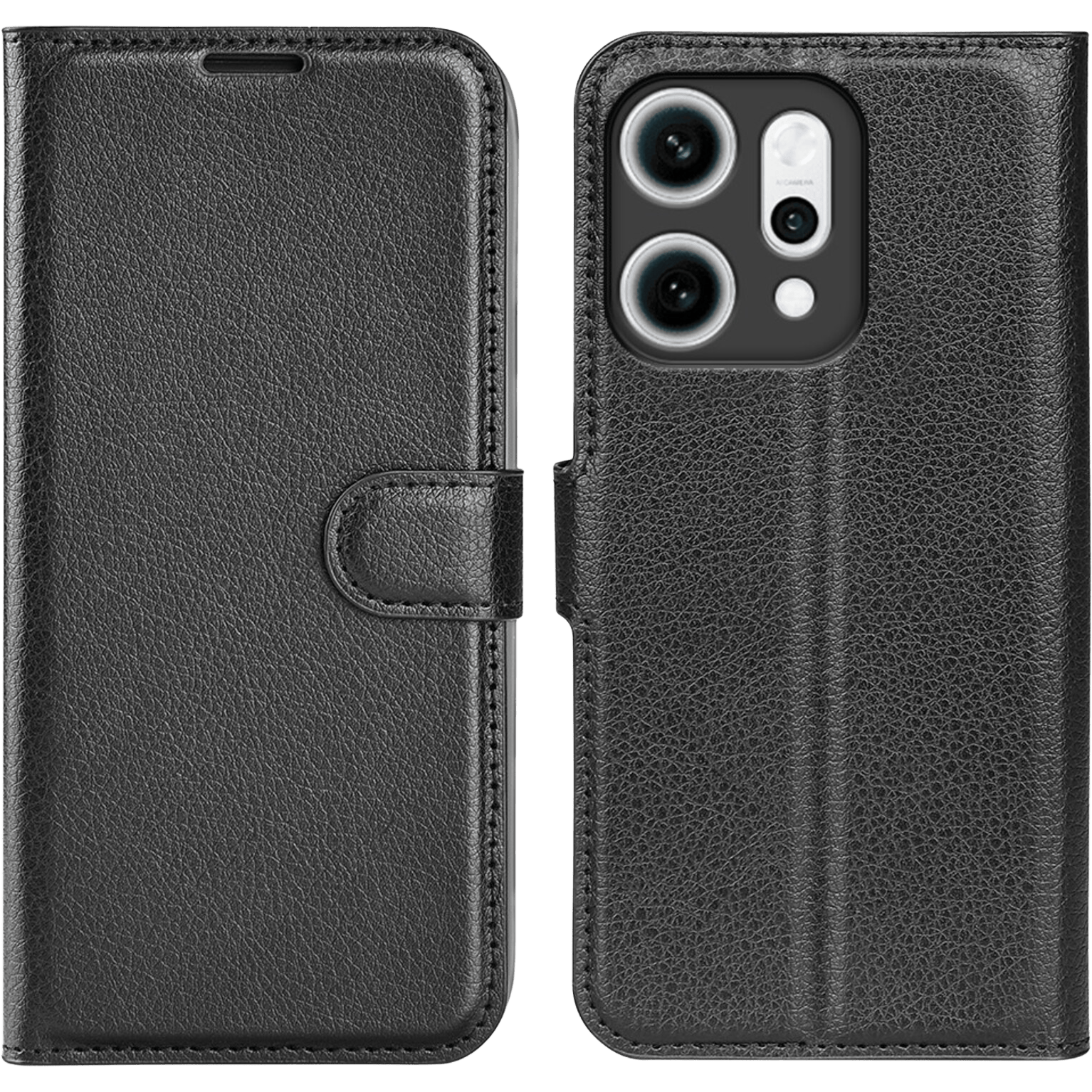 Mocaa Oppo Reno14 5G Slim-Fit Bookcase Zwart