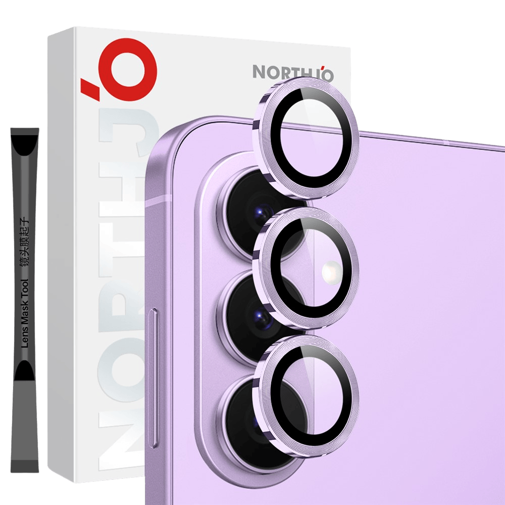 Northjo Samsung Galaxy S26 Camera Protector Rings Paars