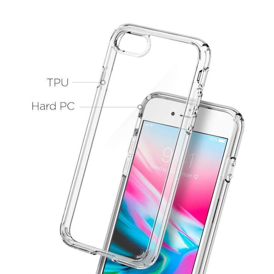 Spigen iPhone 7/8/SE Ultra Hybrid Crystal Clear
