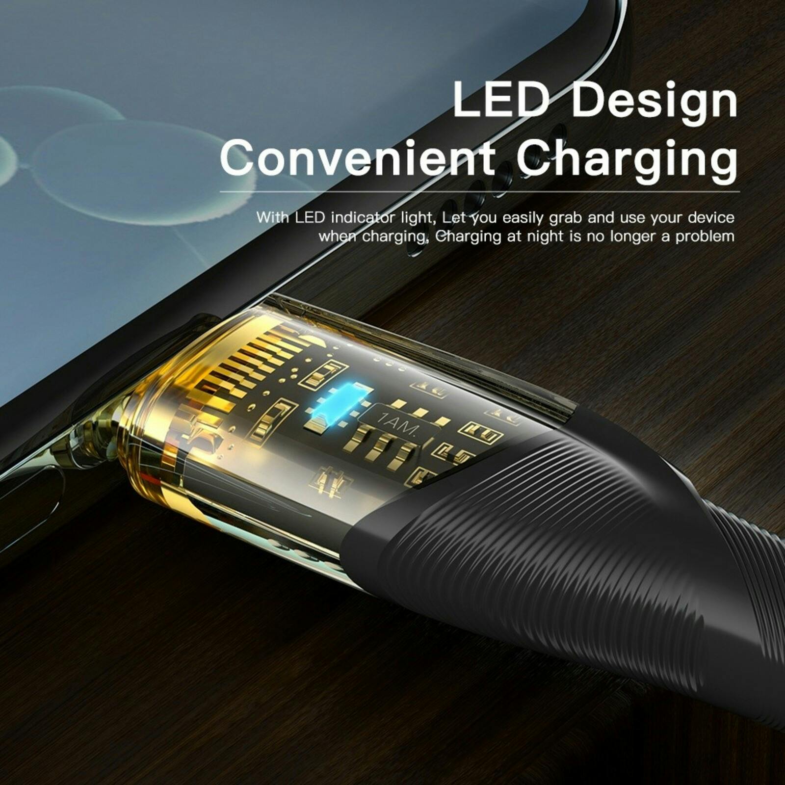 Essager 100W Power Delivery Oplaadkabel USB-C naar USB-C Goud 1m