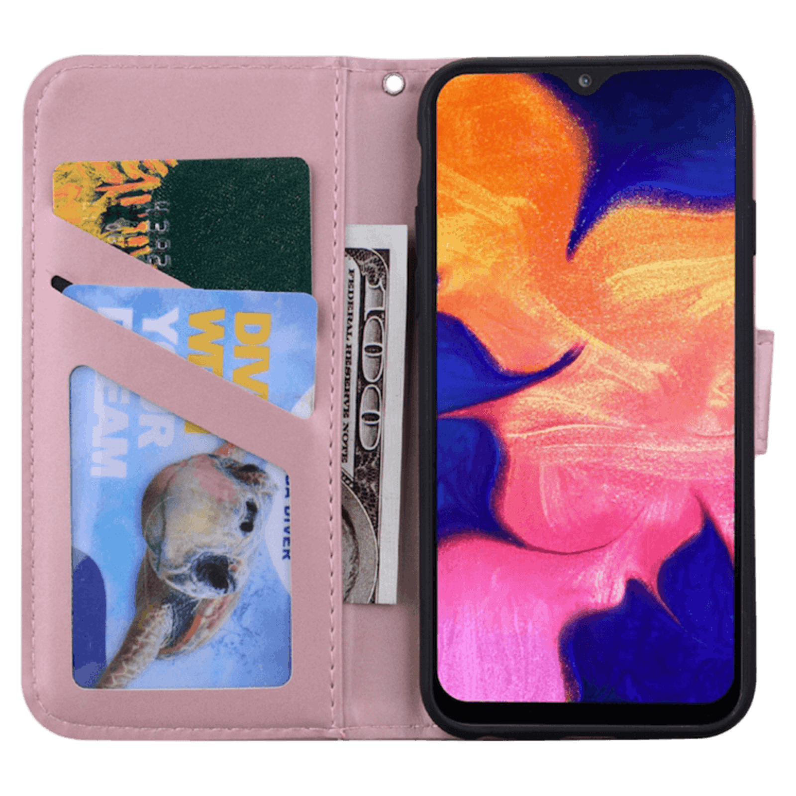 Mocaa Samsung Galaxy A10 Creature Series Bookcase Bunny Roze