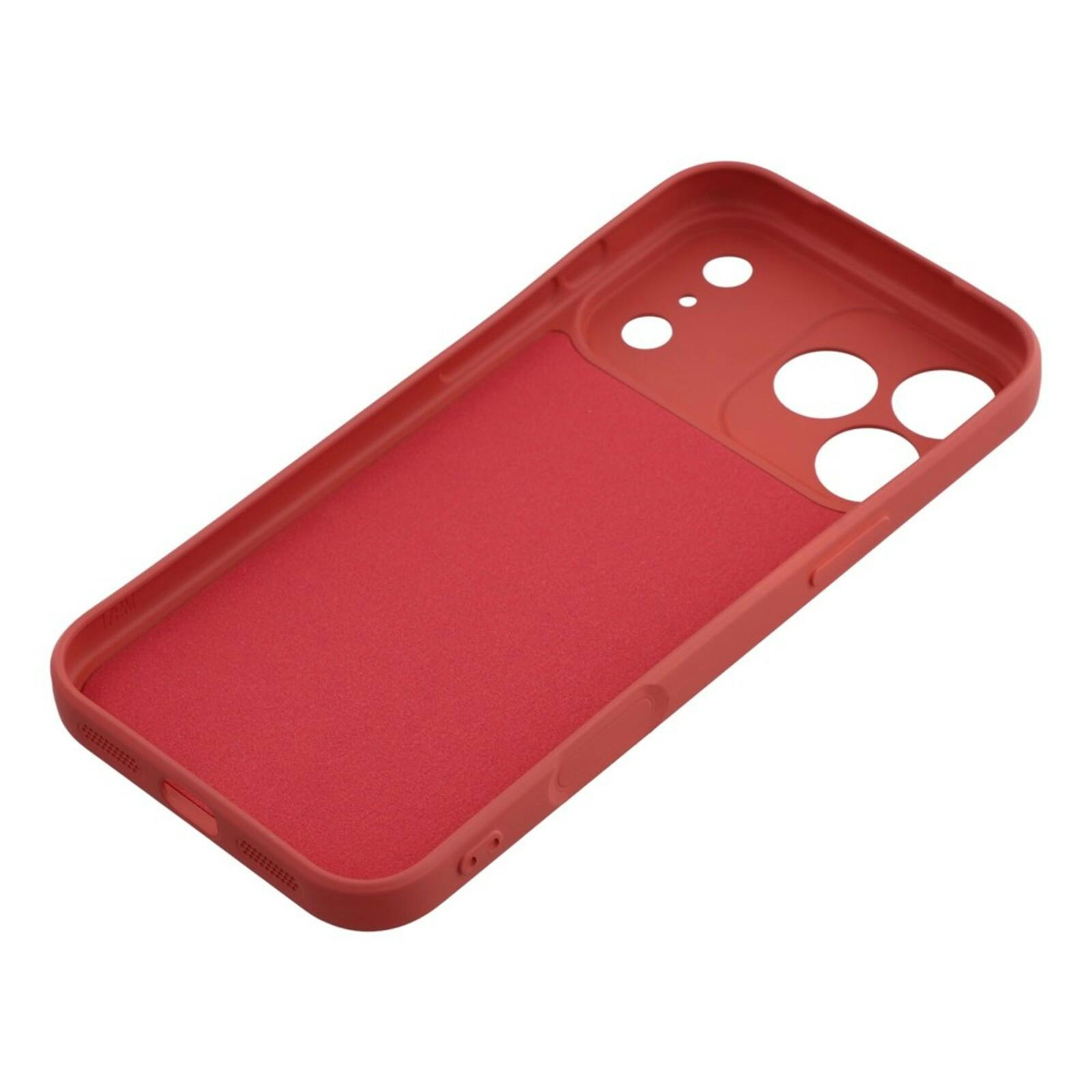 Mocaa Apple iPhone 17 Pro Lens Protection Hoesje Rood