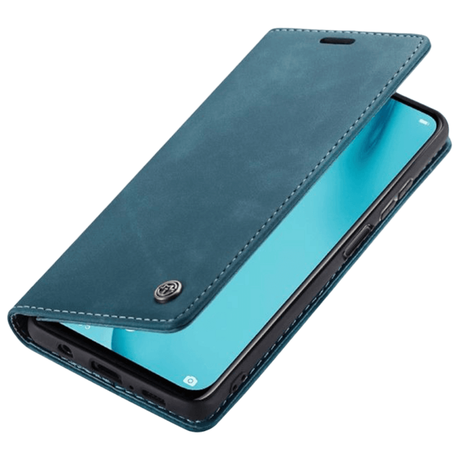 Caseme Huawei P40 Lite business wallet bookcase hoesje Blauw