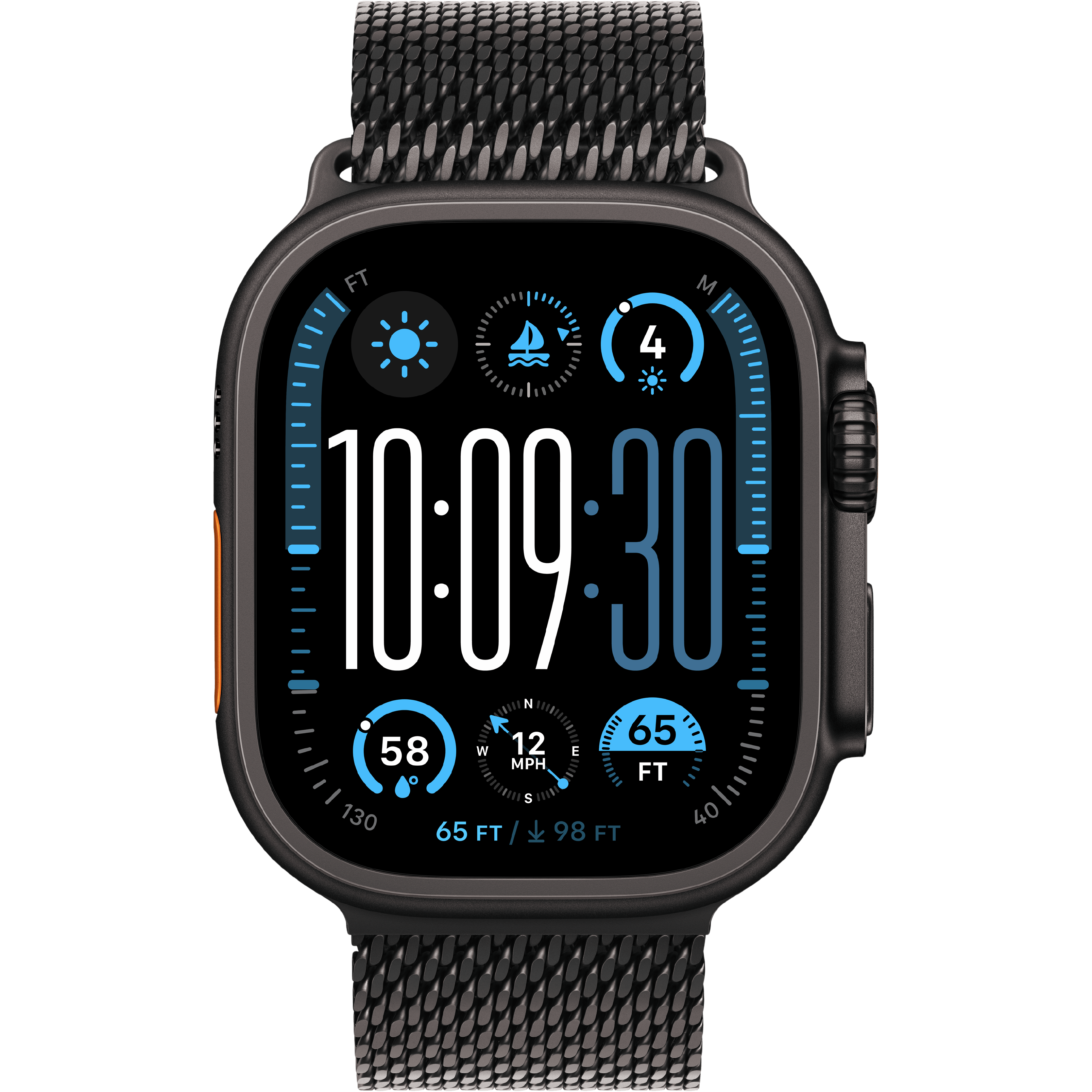 Apple Watch Ultra 2 Milanese Black Titanium