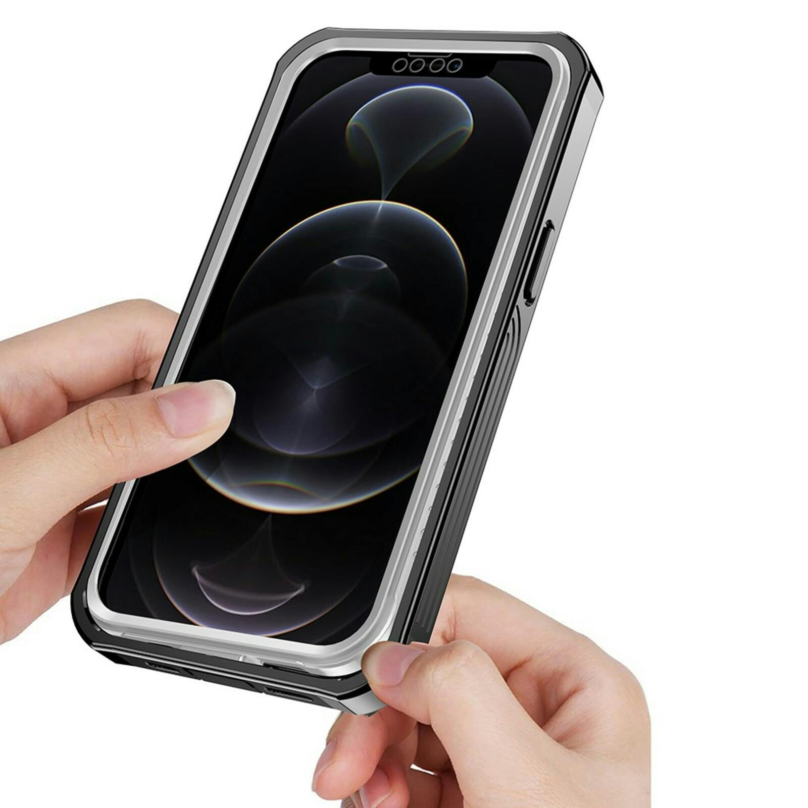 Mocaa iPhone 13 Full Protection Case Anti-Fall Zwart