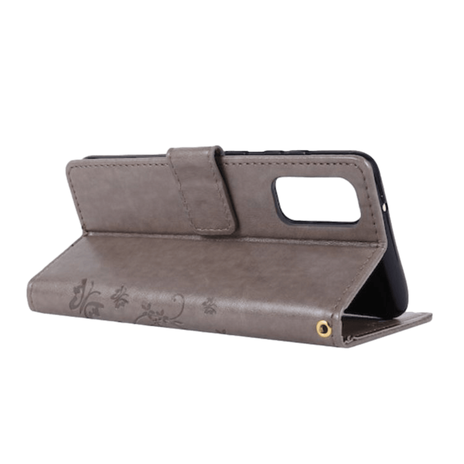 Mocaa Samsung Galaxy S20 Booklet Telefoonhoesje Grijs