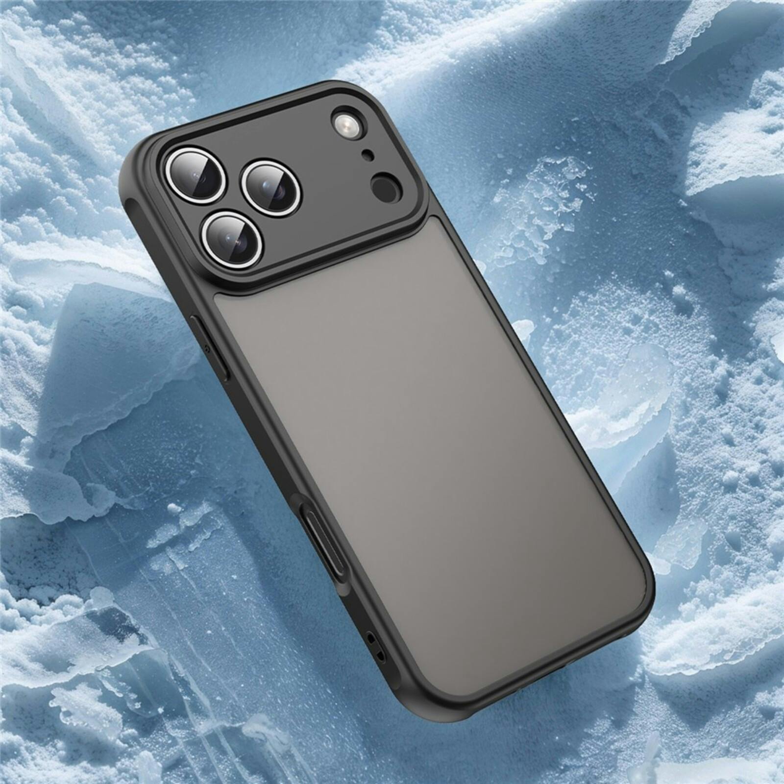 Mocaa Apple iPhone 17 Pro Slim Anti-Shock Hoesje Zwart