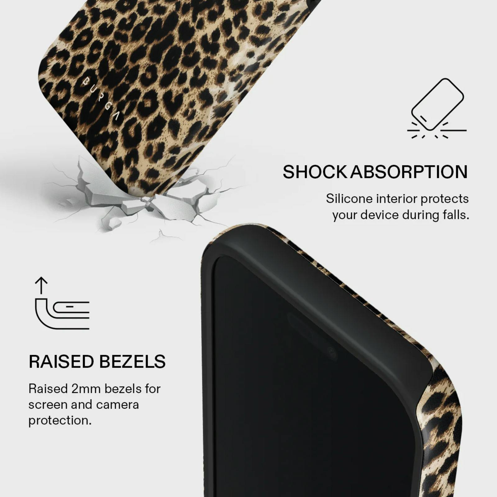 Burga iPhone 17 Pro MagSafe Case Leopard
