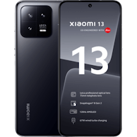 Xiaomi 13 Black - Voorkant & achterkant