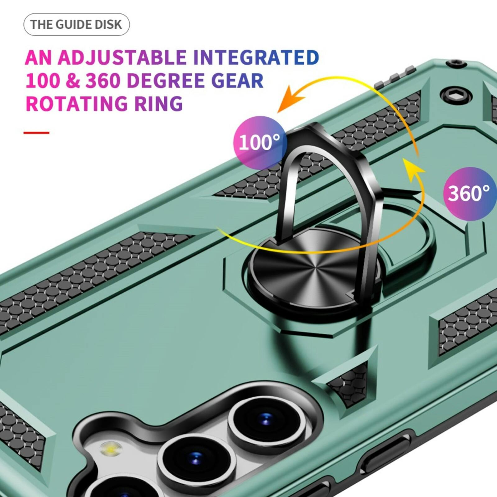 CaseBody Samsung Galaxy S25 Shield Case Groen