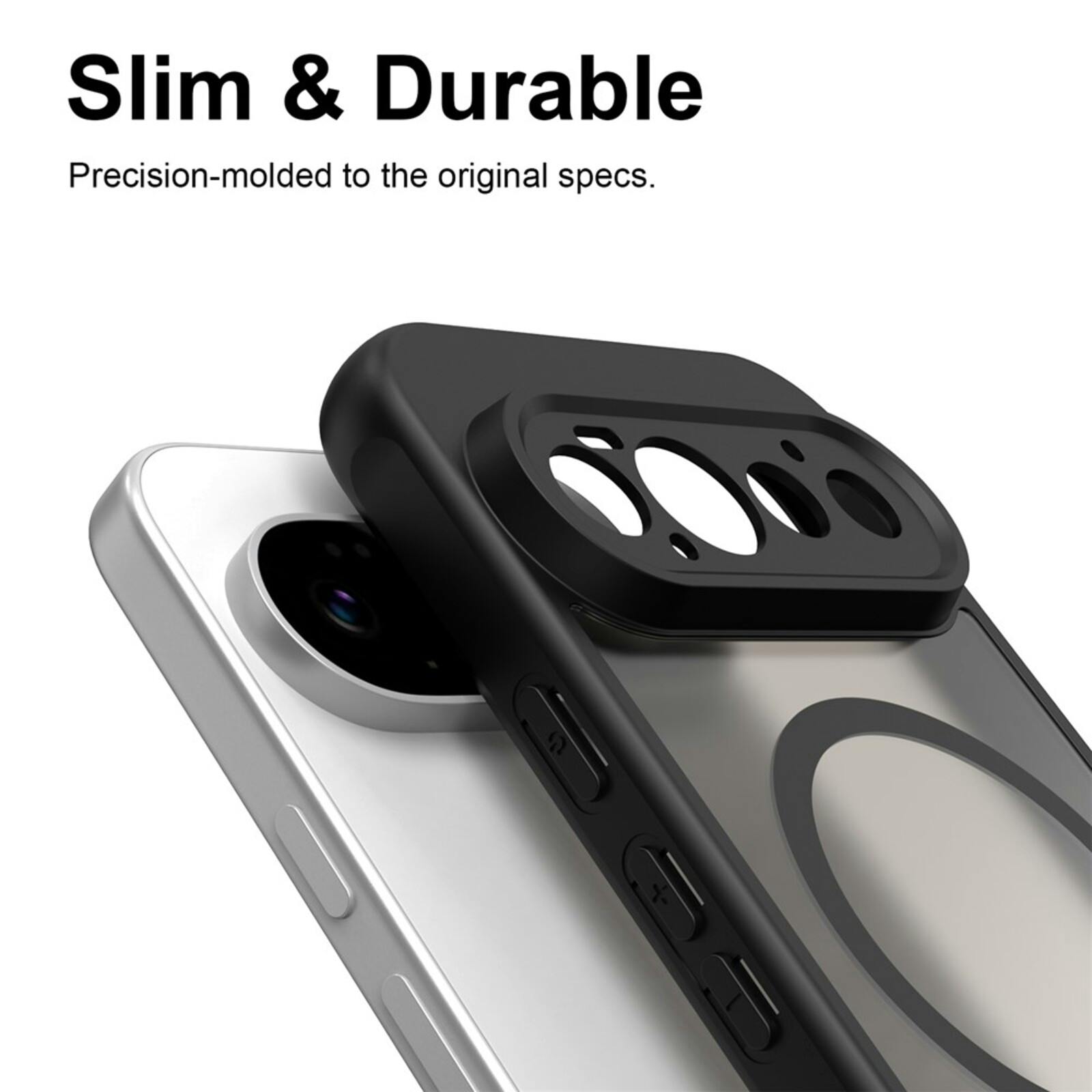 CaseBody Google Pixel 11 Pro MagSafe Mat Hoesje Zwart