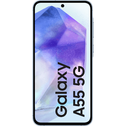 Samsung Galaxy A55 5G Awesome IceBlue - Voorkant